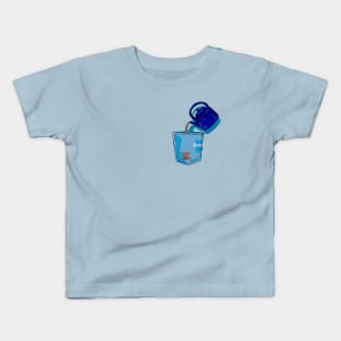 Tea in my Pocket - Denim Pocket with Teapot Design Kids T-Shirt